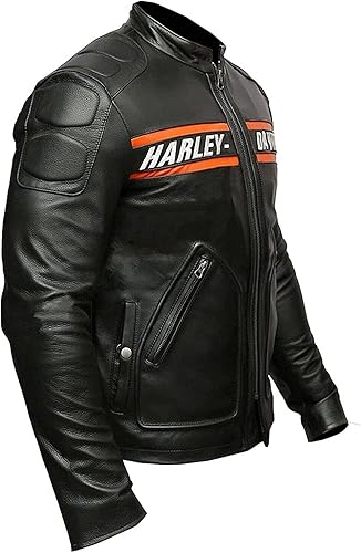 Bill Goldberg Harley Davidson Leather Jacket | Goldberg Harley Jacket - Free Shipping