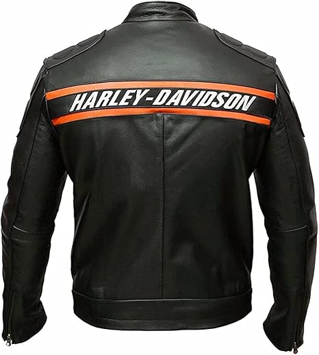 Bill Goldberg Harley Davidson Leather Jacket | Goldberg Harley Jacket - Free Shipping