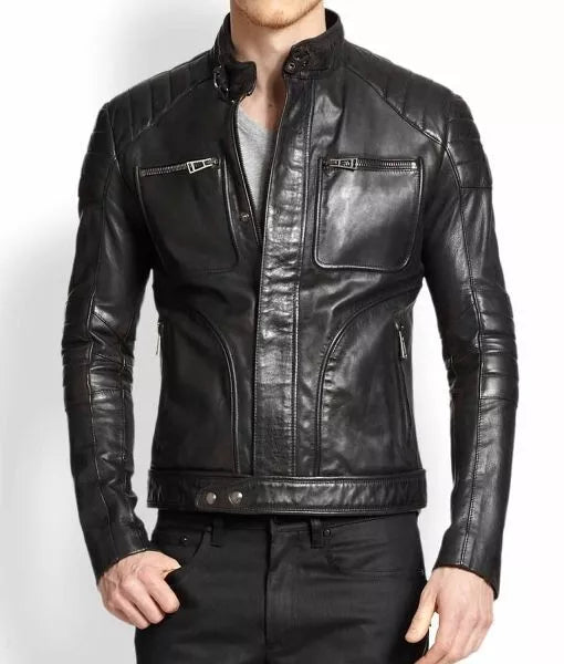 Dark Archer Arrow Leather Jacket | Malcolm Merlyn Jacket - Free Shipping