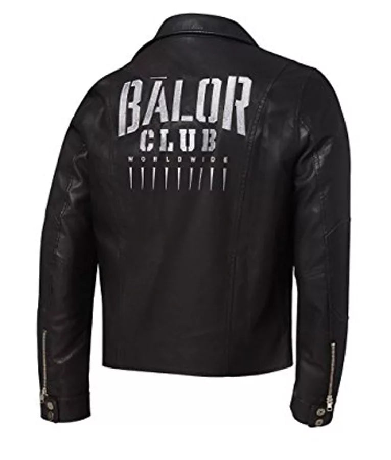 Finn Balor Leather Jacket | Balor Club Black Jacket - Free Shippinig