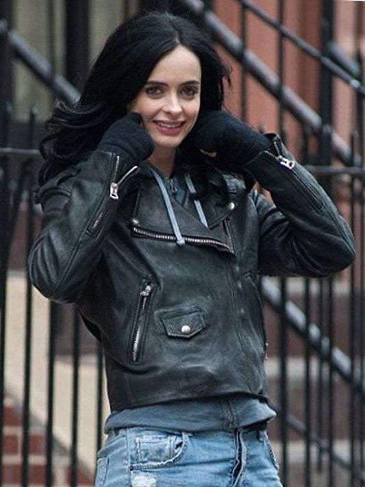 Jessica Jones Leather Jacket | Krysten Ritter Style Jacket - Free Shipping