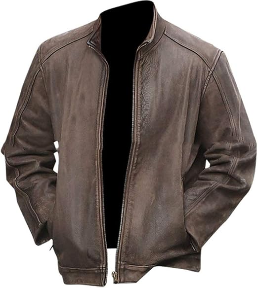 Jason Bourne Leather Jacket | Bourne Ultimatum Matt Damon Jacket - Free Shipping