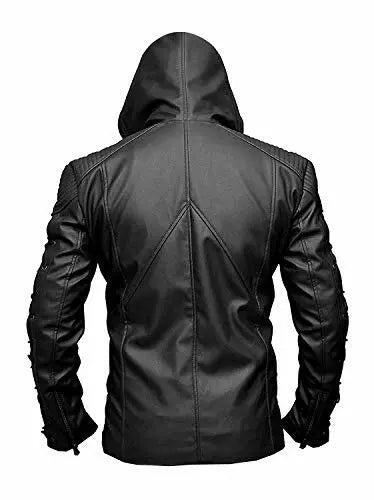 Green Arrow Leather Jacket | Roy Harper & Stephen Amell Arrow Jacket - Free Shipping