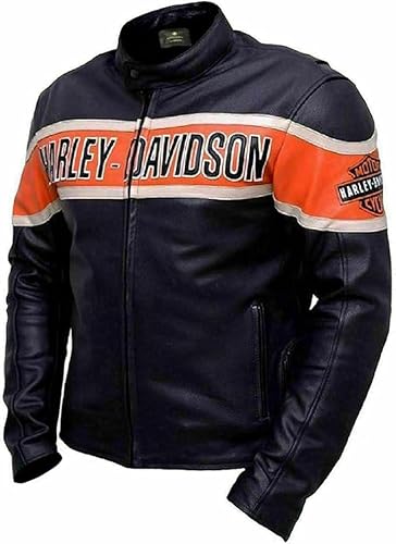 Harley Davidson Victory Lane Leather Jacket | Men's Victory Lane Jacket - Free Shipping