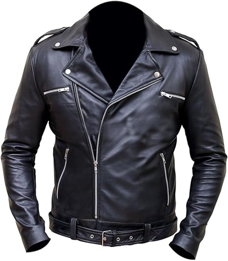 Negan Leather Jacket | The Walking Dead Jeffrey Dean Morgan Jacket - Free Shipping