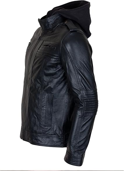 AJ Styles Hooded Vest | WWE Leather Jacket - Free Shipping